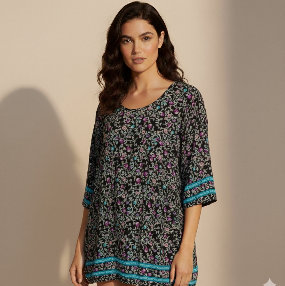 Chris and Carol 3/4 Sleeve Dress